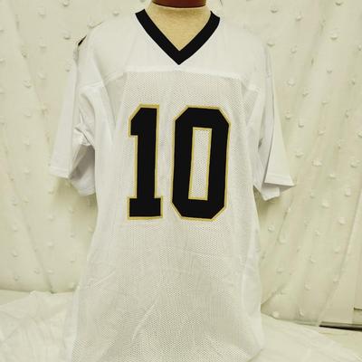 JSA AUTHENTICATED TRE'QUAN SMITH #10 SIGNED SAINTS FOOTBALL JERSEY