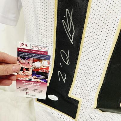 JSA AUTHENTICATED TRE'QUAN SMITH #10 SIGNED SAINTS FOOTBALL JERSEY