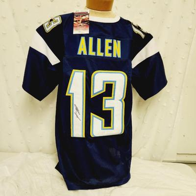 JSA AUTHENTICATED #13 KEENAN ALLEN SIGNED PRO STYLE JERSEY