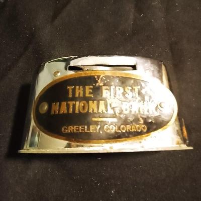 SINCLAIR 1931 HAWKEYE WRECKER BANK-STAGECOACH AND FIRST NATIONAL BANK