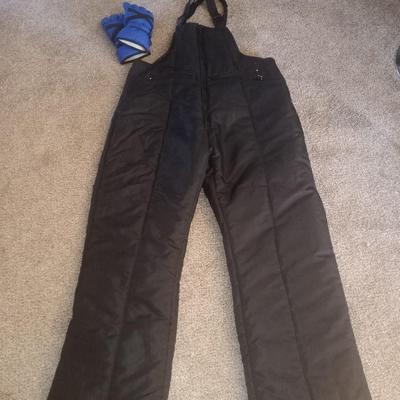 MENS SKI PANTS AND GLOVES