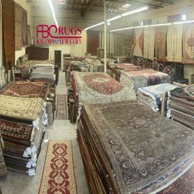 ABC Rugs Kilims Special Discount 70% off, Online and our OXNARD Showroom, ON Hand Knotted Rugs, Kilims, Arts, Jewelry, Gold &...