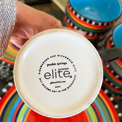 Pueblo Springs by Elite Dinnerware grouping