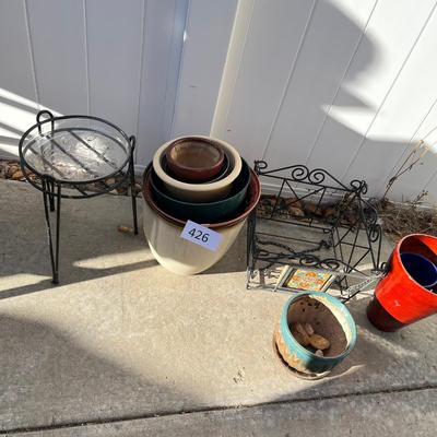 Flower pots & stands