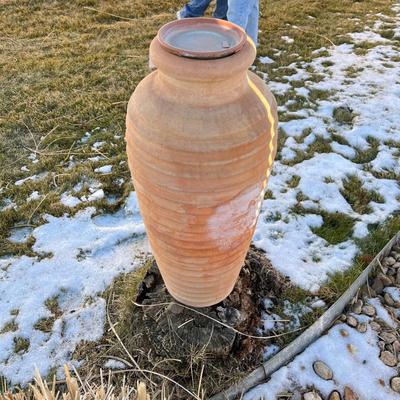 Tall Terra Cotta Vase