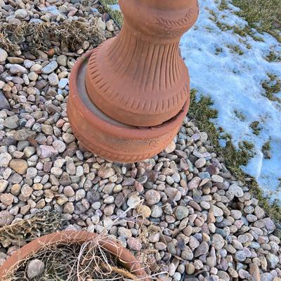 Terra Cotta Pots & stove