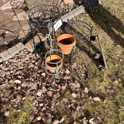 Wire Plant stands