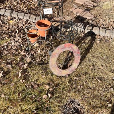 Wire Plant stands