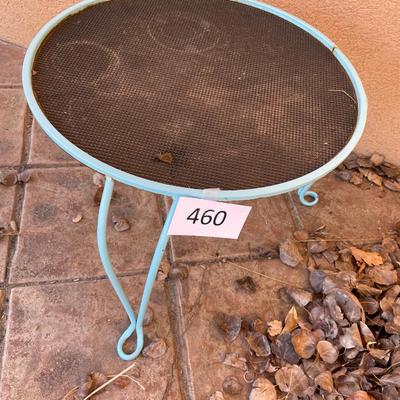 Blue Metal Stand