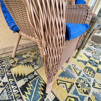 Wicker Chairs & Table