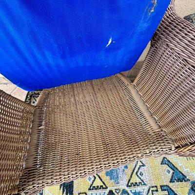 Wicker Chairs & Table
