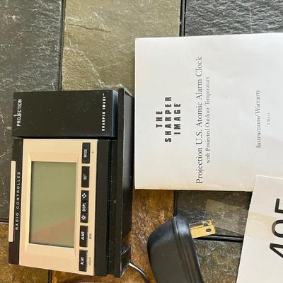 Digital alarm clock.