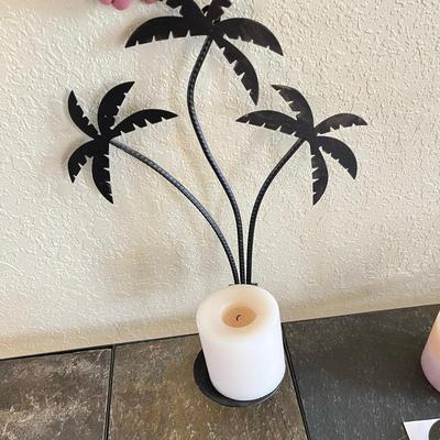 Palm Wall Sconces Set of 3