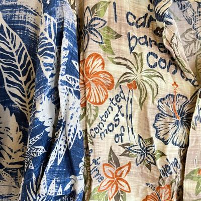 Mens Hawaiian Shirt lot Margaritaville