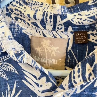 Mens Hawaiian Shirt lot Margaritaville