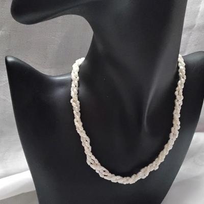 New Old Stock  14K FW Pearl  16" Torsade Necklace