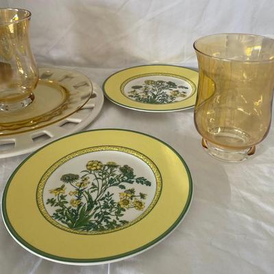 Assortment of Mikasa Plates and Home Decor