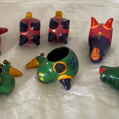 Vintage Bonomo Wood Animal Napkin Holders