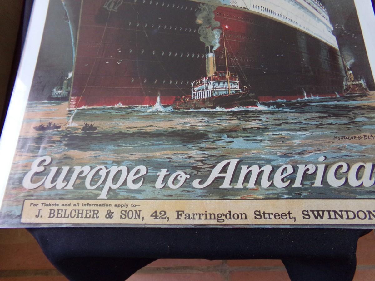 WHITE STAR LINE BY MONTAQUE B. BLACK. | EstateSales.org