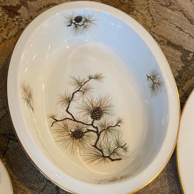 Lenox China Pine Pattern - 12 piece place setting - No chips or wear 