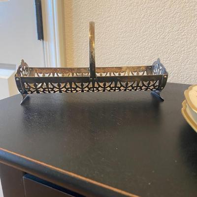 6 - assorted sterling silver teaspoons and spoon caddy