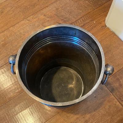 Silver Champagne Cooler & Stand - circa 1900 