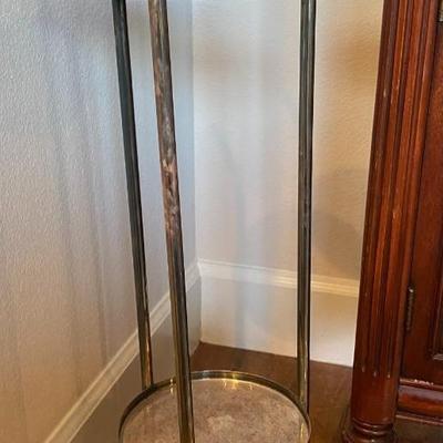 Silver Champagne Cooler & Stand - circa 1900 