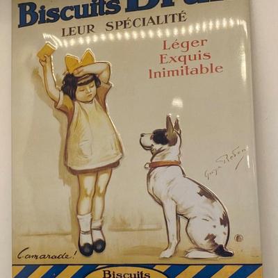 Biscuit Bruin Reproduction Decorative Tin Sign