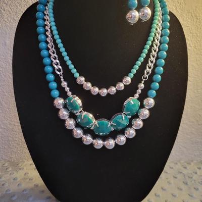 Necklace and Earrings