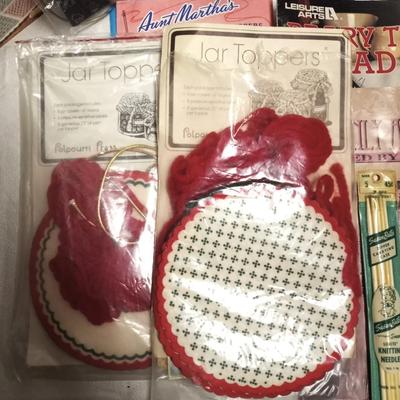 CRAFT BOOKLETS-YARN AND STICHERY ITEMS