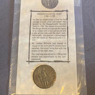 Vtg Massachusetts Cent