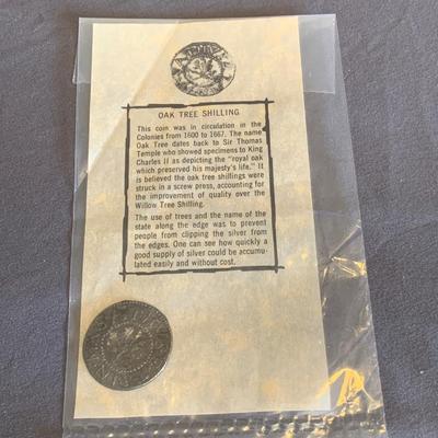 Oak Tree Shilling Coin