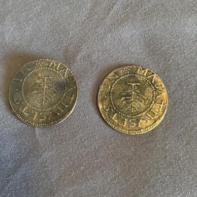 PINE TREE SHILLING COINS