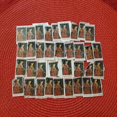 Vintage Christmas Postage Stamps