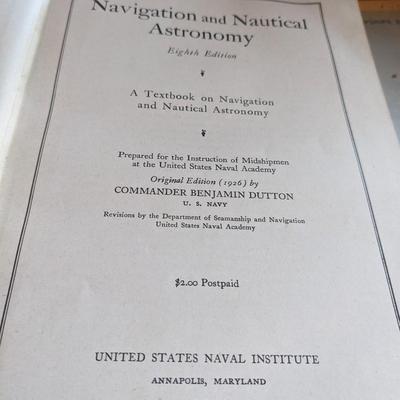 Nice Collection of Vintage Navigation Books