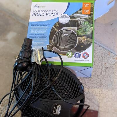 Like New Aquascape AquaForce 2700 GPH Solids Handling Pump