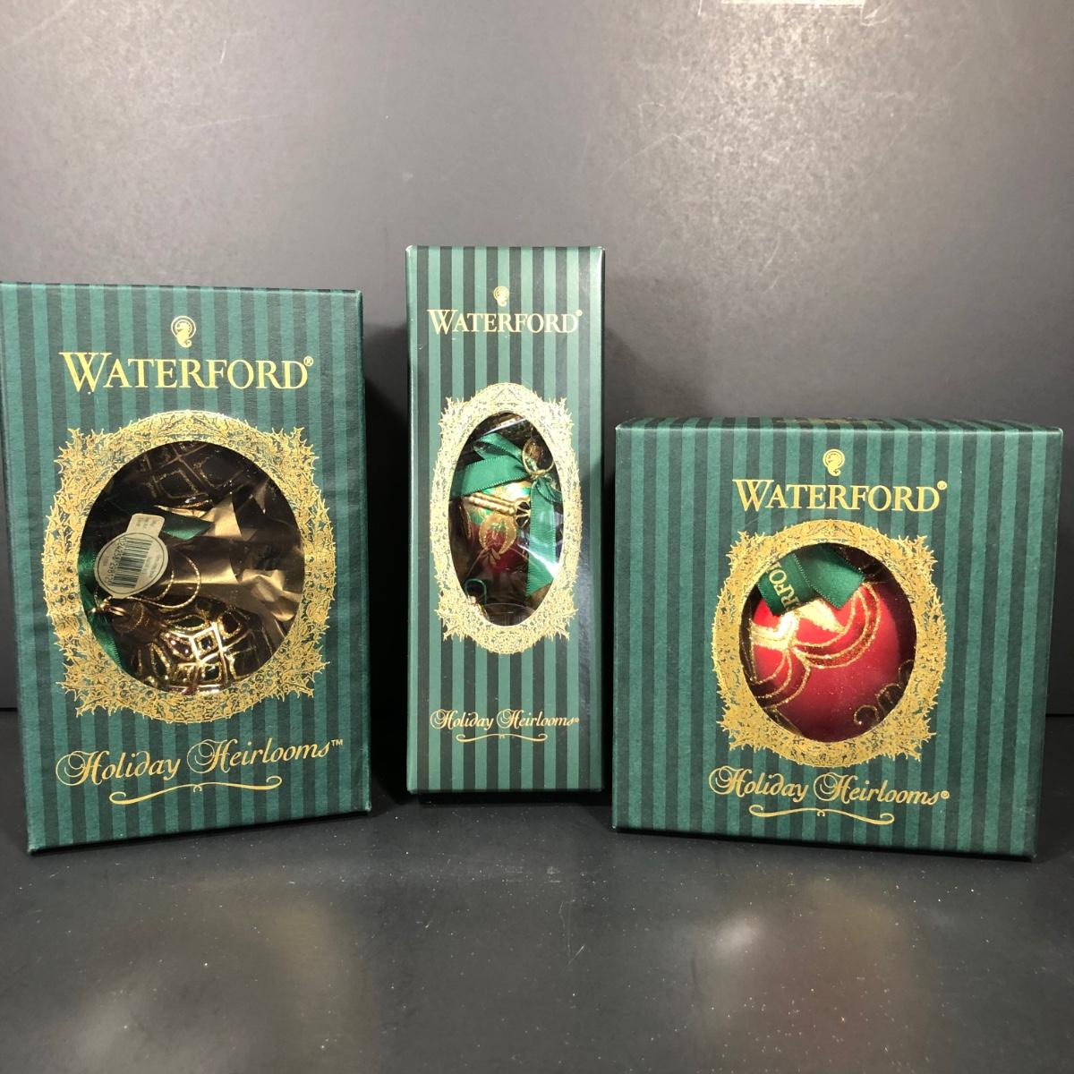 LOT112: Waterford Holiday Heirlooms Christmas Ornaments | EstateSales.org