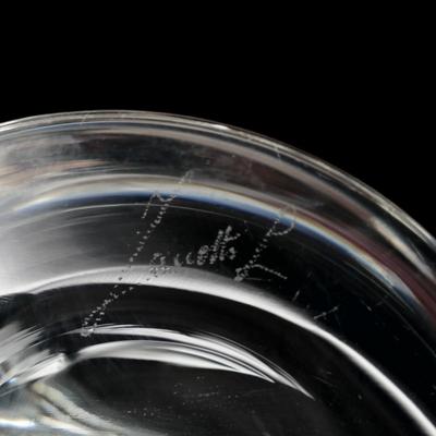 SIGNED Glass Penguin Sculpture