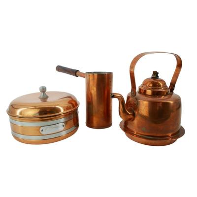 Vintage Copper and Brass Dishware