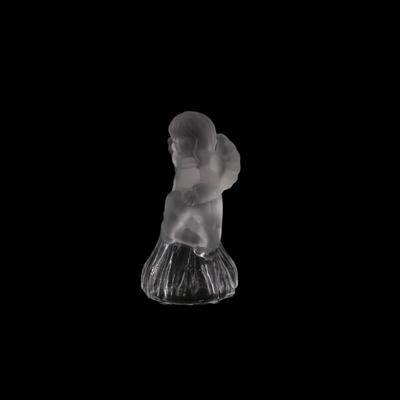 Frosted Crystal Angel Bell