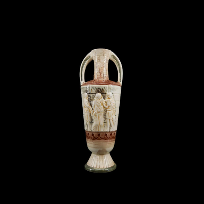Bischoff Italian Painted Wine Decanter