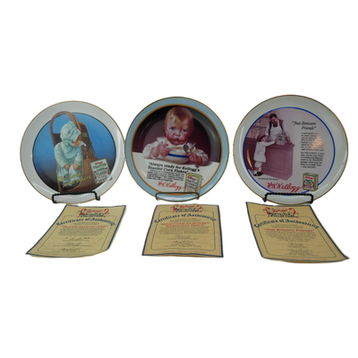 (3 pcs) Kellogg Collectible Plates