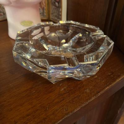 Baccarat Crystal Ashtray