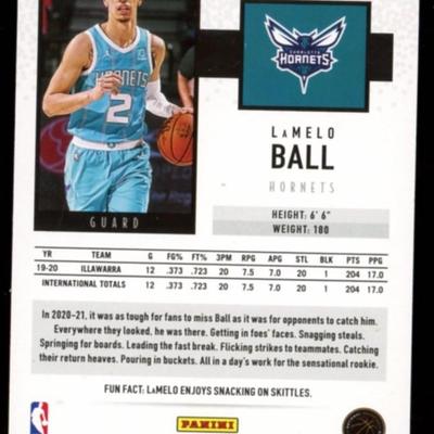 LAMELO BALL ROOKIE CARD