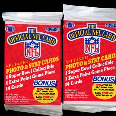 1989 PRO SET FOOTBALL UNOPENED PACKS