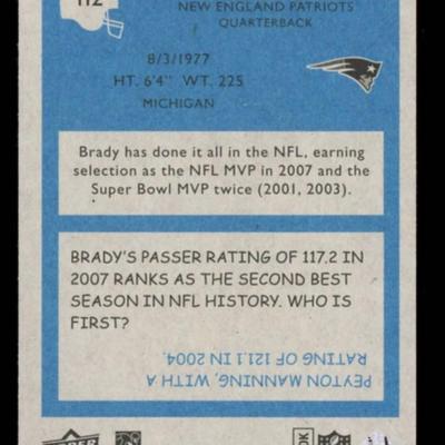 2009 PHILADELPHIA FOOTBALL TOM BRADY