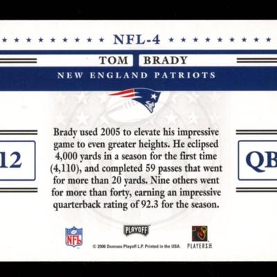 2006 PRESTIGE TOM BRADY