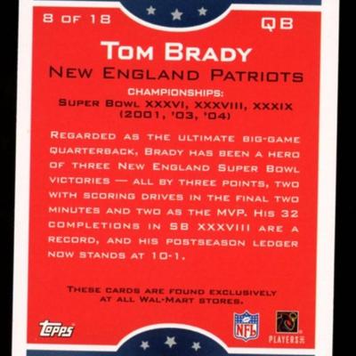 2006 TOPPS TOM BRADY