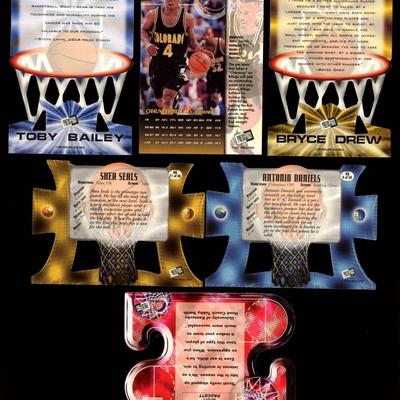 1997-1999 PRESS PASS BASKETBALL ROOKIE INSERT LOT