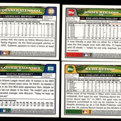 2008 Topps Baseball Gold Lot
